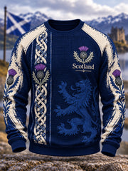 Men's St. Andrew's Day Print Waffle Sweatshirt