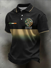 Men's Ireland Rugby Lover Printed Casual Tops