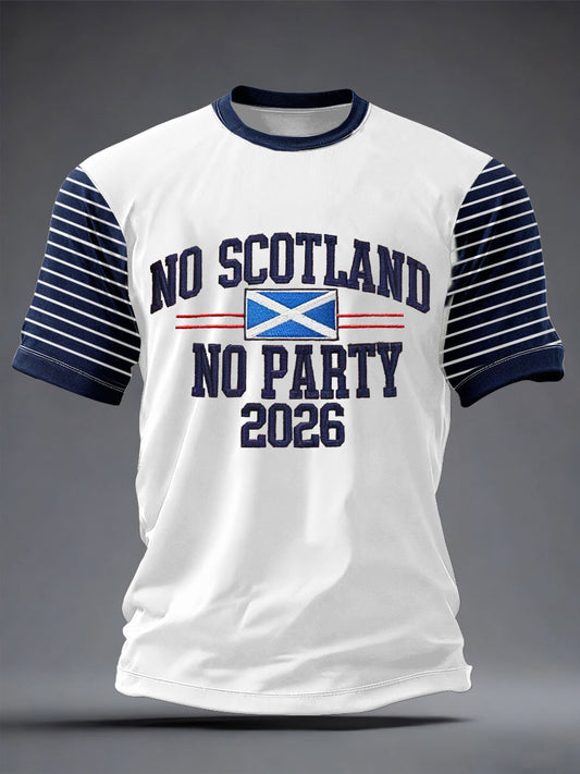 Men's Scotland Football Printed T-shirt