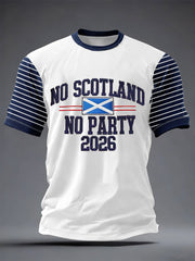 Men's Scotland Football Printed T-shirt