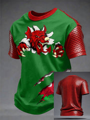 Men's Wales Welsh Lover Printed T-shirt