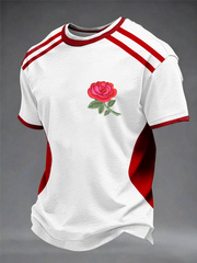 Men's England Rugby Lover Printed short sleeves t-shirt
