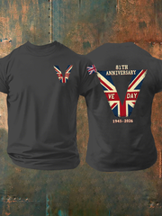 Men's Victory In Europe Day Short-sleeved T-shirt