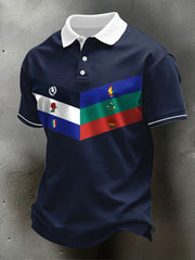 Men's Nations of Rugby Lovers Printed Casual Tops