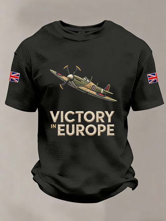 Men's Victory in Europe Day Waffle Short Sleeve