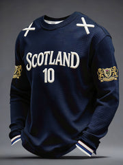 Men's Scotland Rugby Lover Printed Waffle Tops