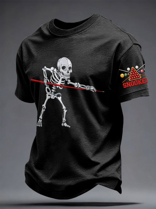 Men's Snooker Lover Printed T-shirt