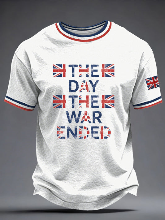 Men's The Day the War Ended Printed T-shirt