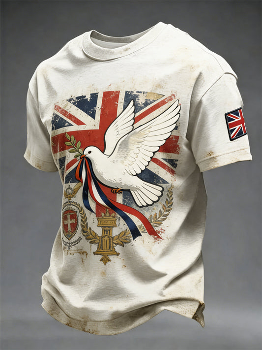 Men's victory in European war Printed T-shirt