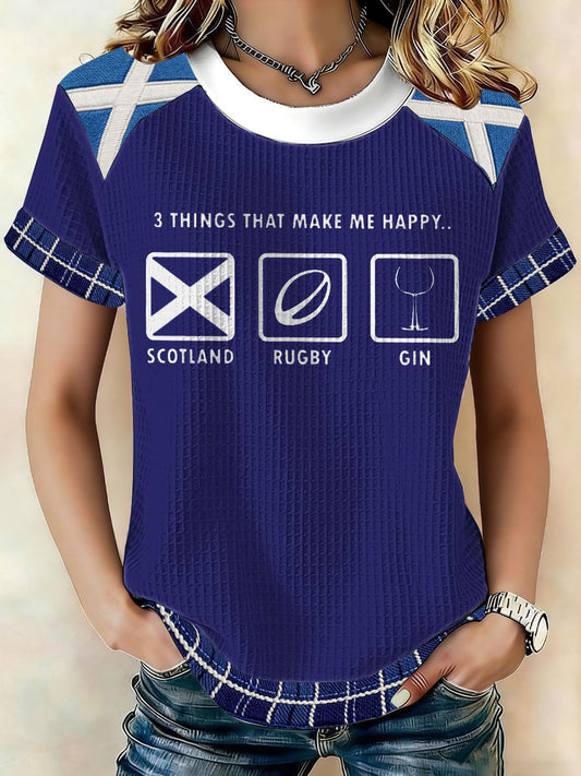 Women's Scotland Rugby  Lover Printed T-Shirt