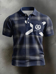 Men's Scotland Rugby  Lover Printed Casual Tops