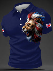 Men's British Style Print Casual Top