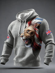Men's British Style Printed Hoodie
