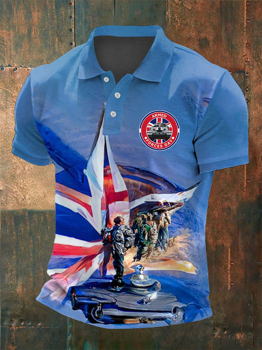 Men's Armed Forces Day polo shirt