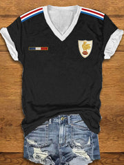 Women's France Rugby Short-sleeved T-shirt