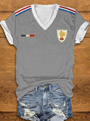 Women's France Rugby Short-sleeved T-shirt