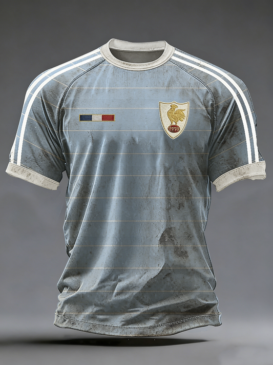 Men's France Rugby Short Sleeve T-shirt