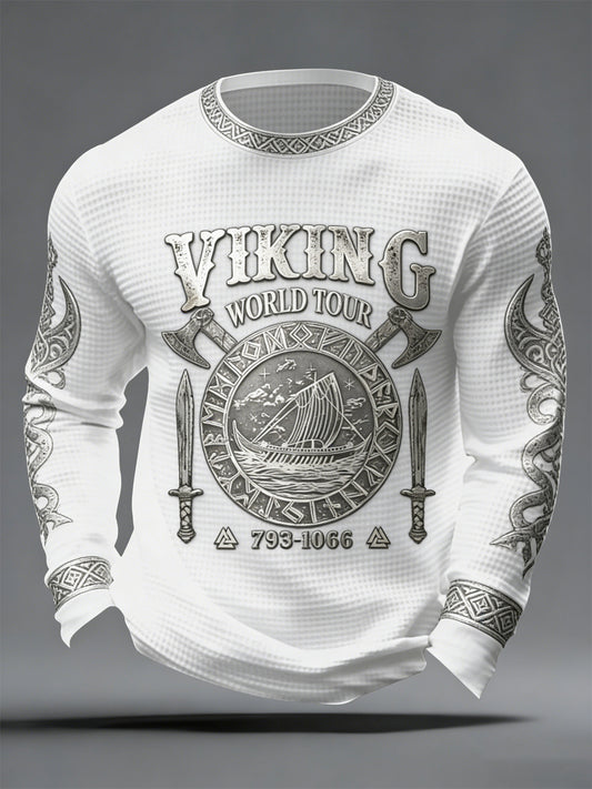 Men's Viking-style Waffle Top