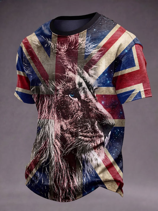 Men's British Lion Printed T-shirt