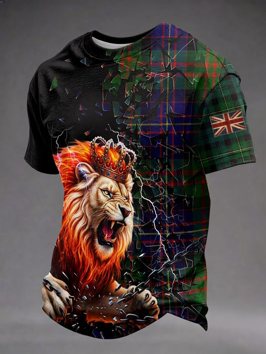 Men's British Lion Printed T-shirt