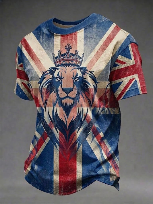 Men's British Lion Printed T-shirt