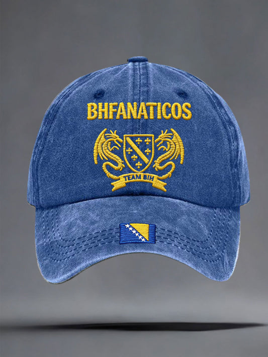 Unisex Bosnia ZMAJEVI Football Lover Printed Hat