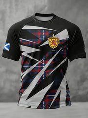 Men's UK Football Lover Scotland Printed short sleeve t-shirt