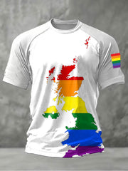 Men's UK Rainbow Month short sleeve t-shirt