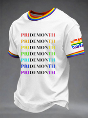 Men's UK Rainbow Month short sleeves t-shirt