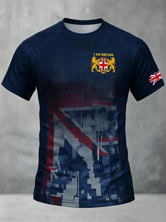 Men's I Am British short sleeves t-shirt