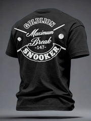 Men's Snooker Lover Printed T-shirt