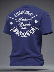 Men's Snooker Lover Printed T-shirt
