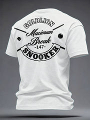 Men's Snooker Lover Printed T-shirt