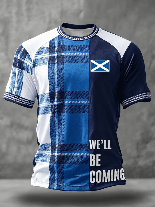Men's Scotland Football Lover Printed Sweatshirt