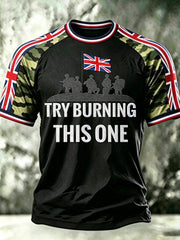 Men's TRY BURNING THIS ONE short sleeve t-shirt