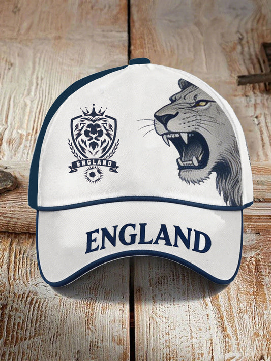 Unisex UK Football Lover England Printed Hat