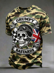 Men's 'grumpy bastard' camo T-shirts