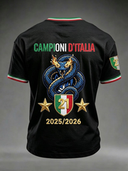 Men's Campioni D'Italia 2025-26 Short Sleeves T-shirt