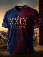 Men's Spain Orgull  Football Lover Art Printed T-shirt
