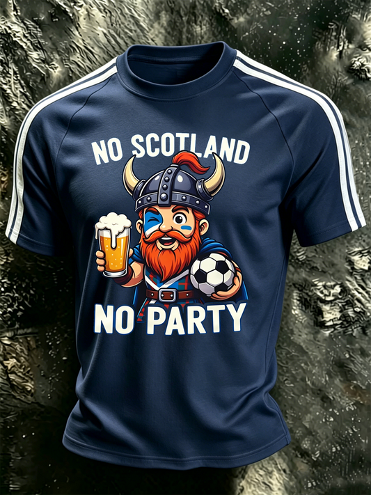Men's UK Football Lover Scotland Printed short sleeve t-shirt