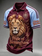 Men's Gift For Soccer Fans Print Casual Polo