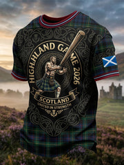 Men's Scottish Highland Games Short Sleeve T-shirt
