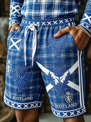 men's Scotland Printed shorts