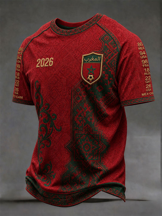 Men's Moroccan Football T-shirts