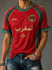 Men's 2026 Morocco Football T-Shirts