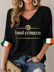 Women's Fleadh Cheoil na hÉireann Print Waffle T-shirt