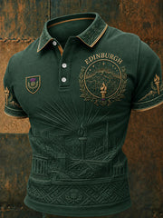 Men's Edinburgh Art Lover Printed Short Sleeve Top