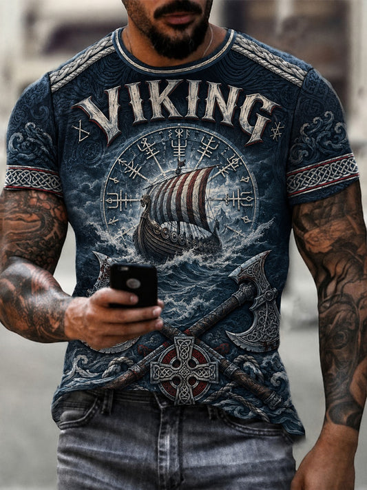 Men's Viking Printed T-shirt