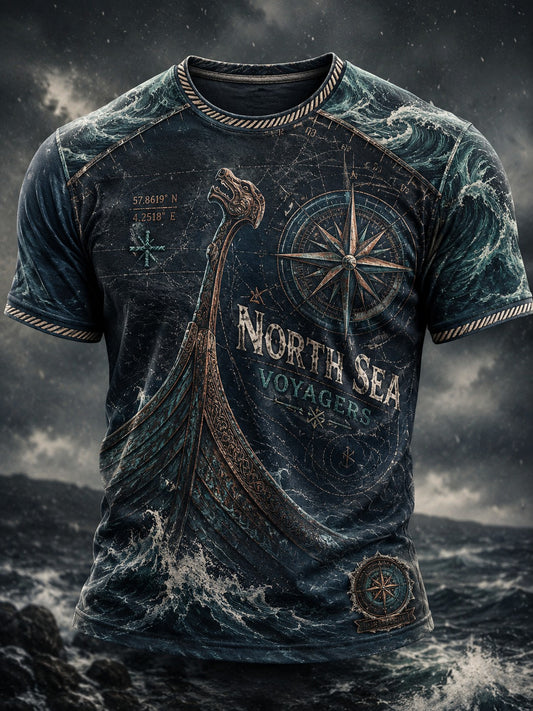Men's North Sea Voyagers Printed T-shirt