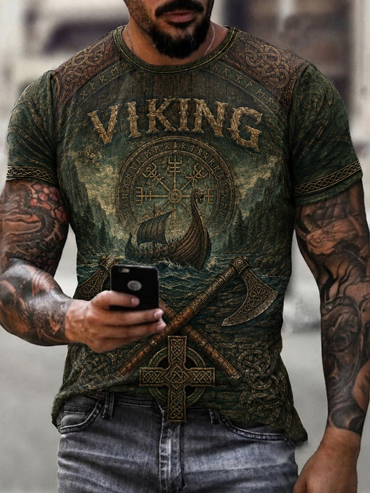 Men's Viking Printed T-shirt